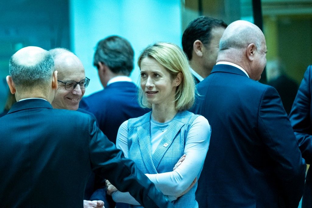 Kaja Kallas és Brüsszel elkötelezett a háború folytatása mellett (Fotó: AFP)